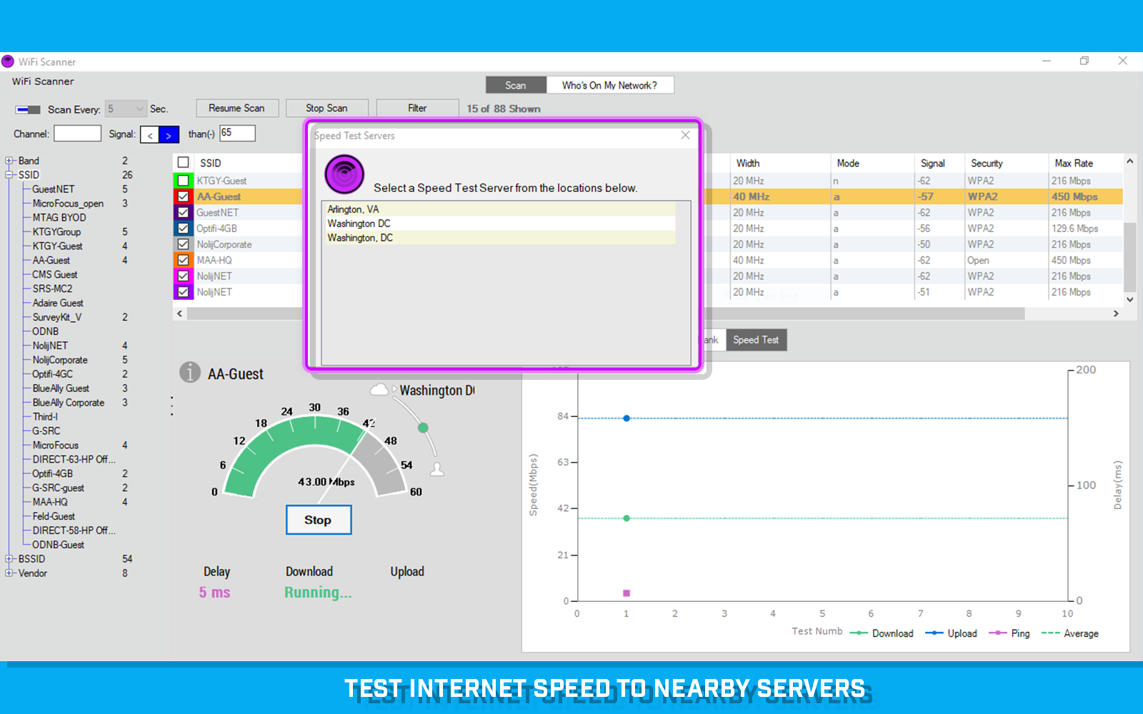 wifi network scanner windows 10